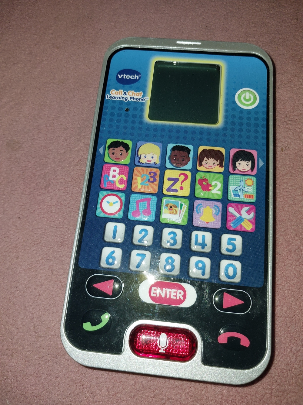 Call & Chat Learning Phone Toy - Blue